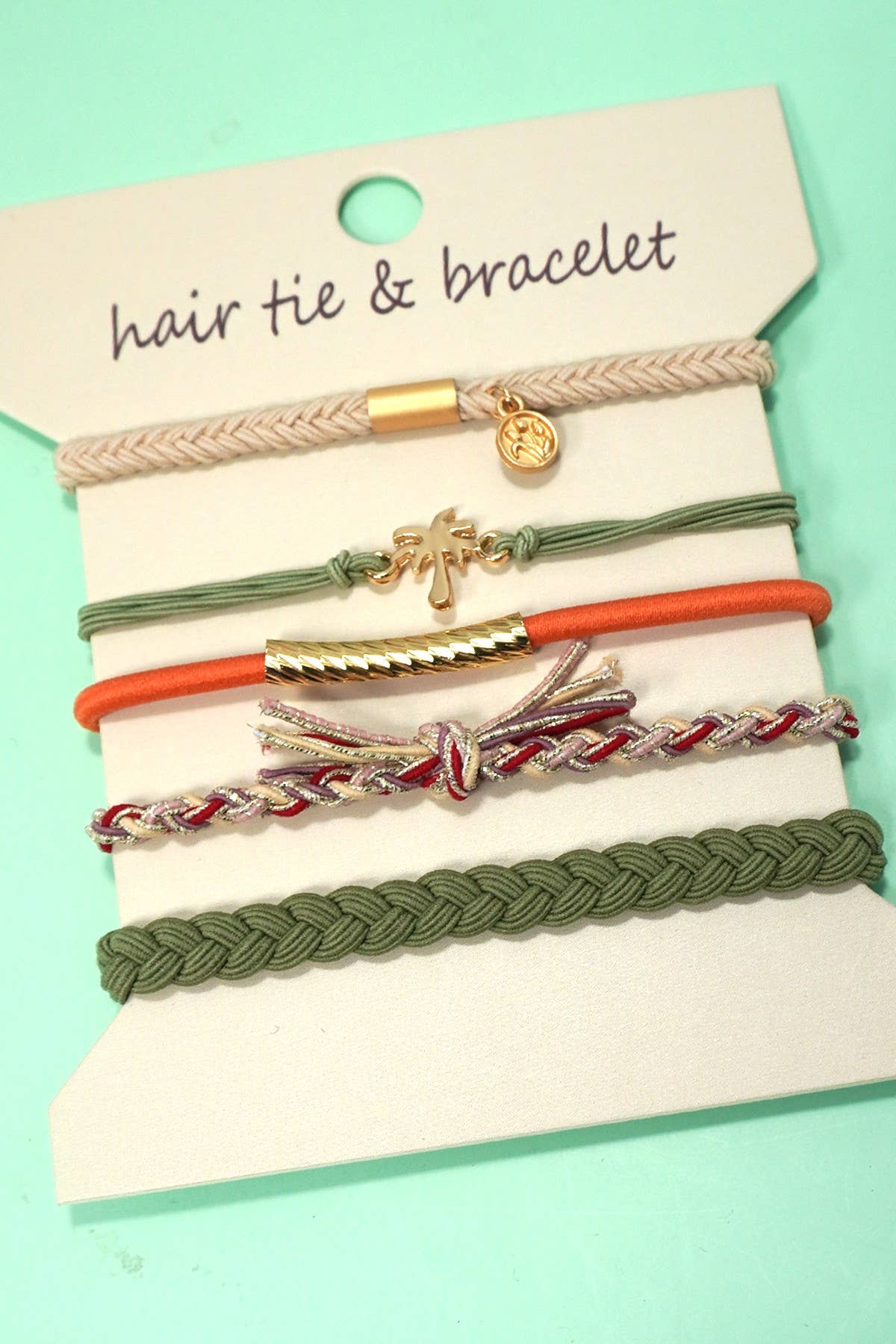 PULSERA CON NUDO DE FUNCIÓN DUAL BOHO PARA EL CABELLO | 40BH104