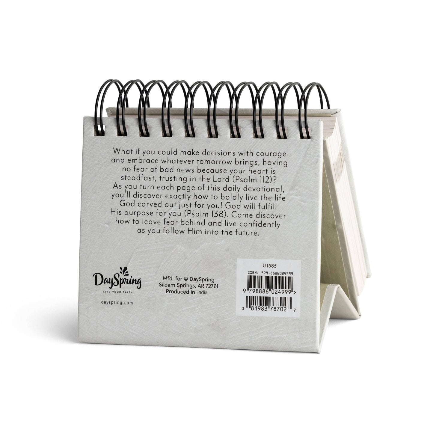 Calendrier perpétuel inspirant Go For It - Cadeau de papeterie