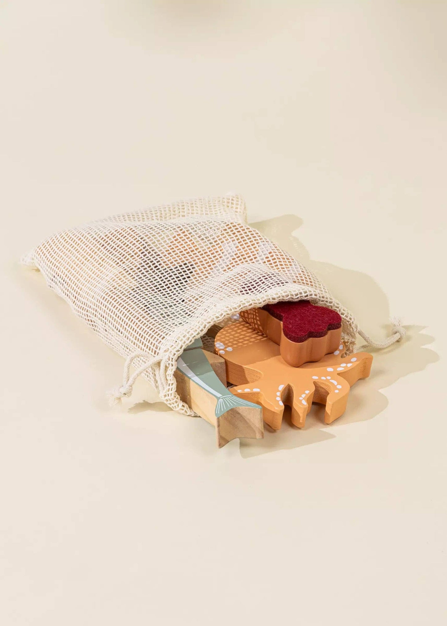 Coffret de jeu en bois pour fruits de mer