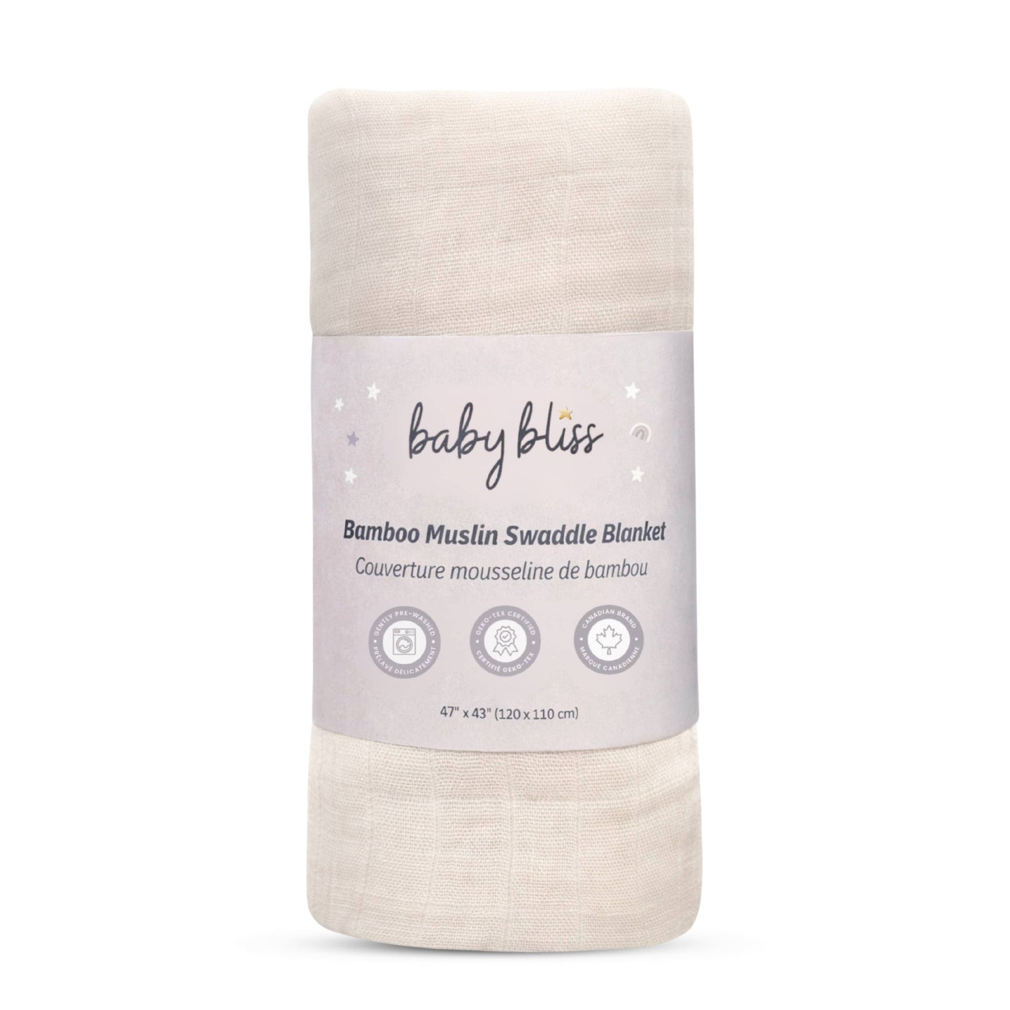 Bamboo Swaddle Blanket- Baby Bliss