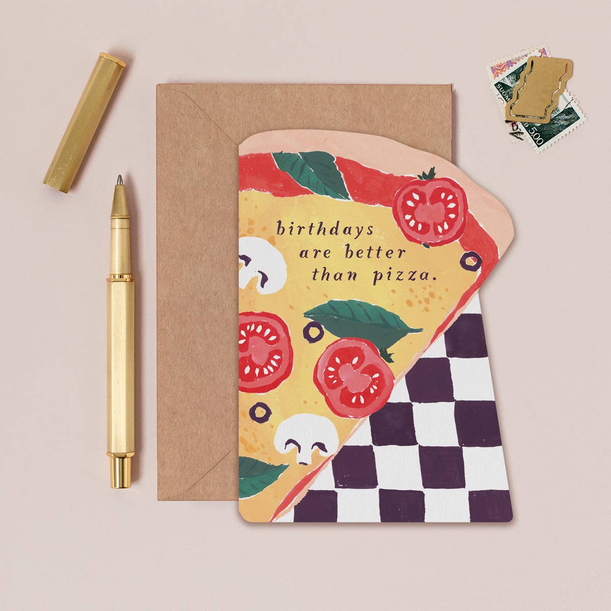 Pizza Slice Birthday Card | Pizza Birthday Card | Male Cards
