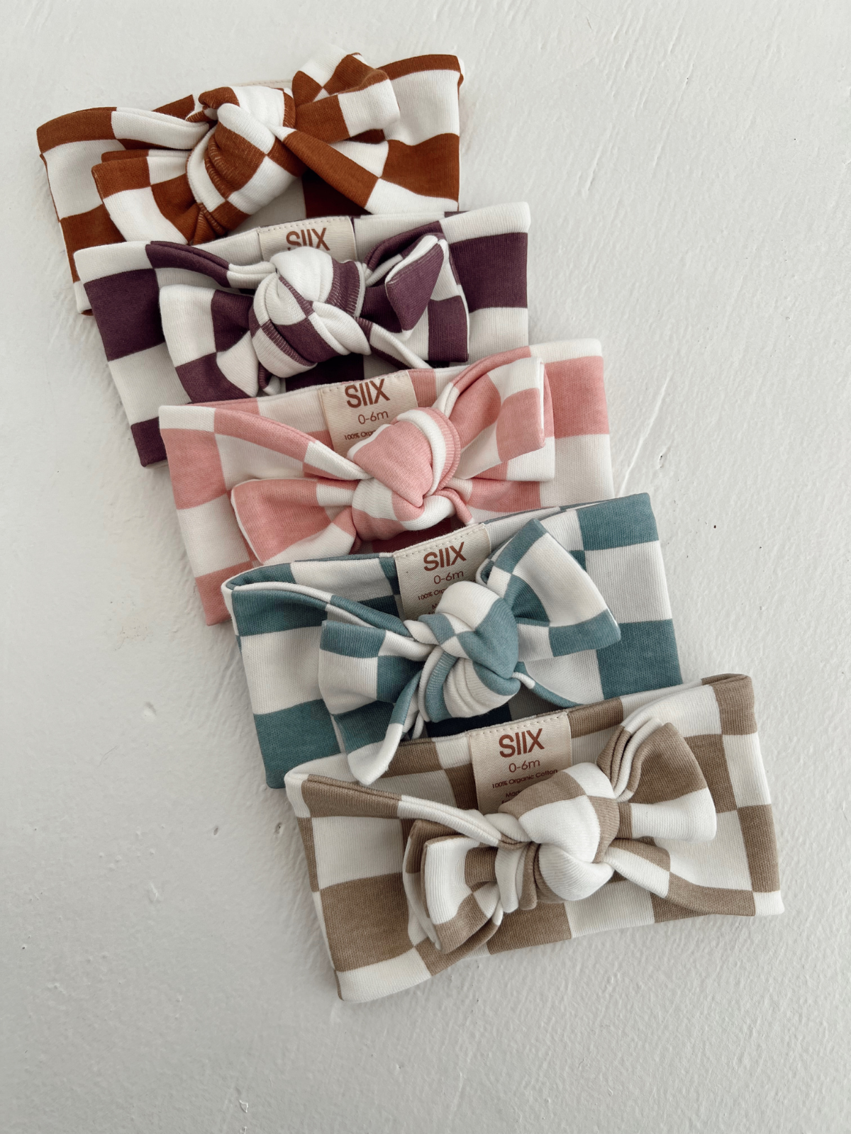 Damier Muffin Myrtille / Noeud Bio (Bébé - Enfant)