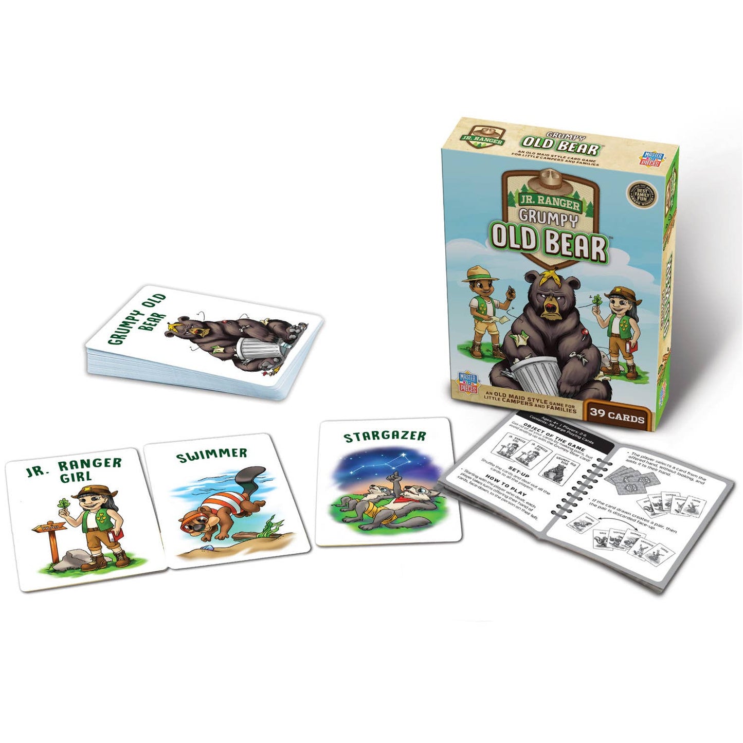 Juego de cartas del oso gruñón de Jr. Ranger