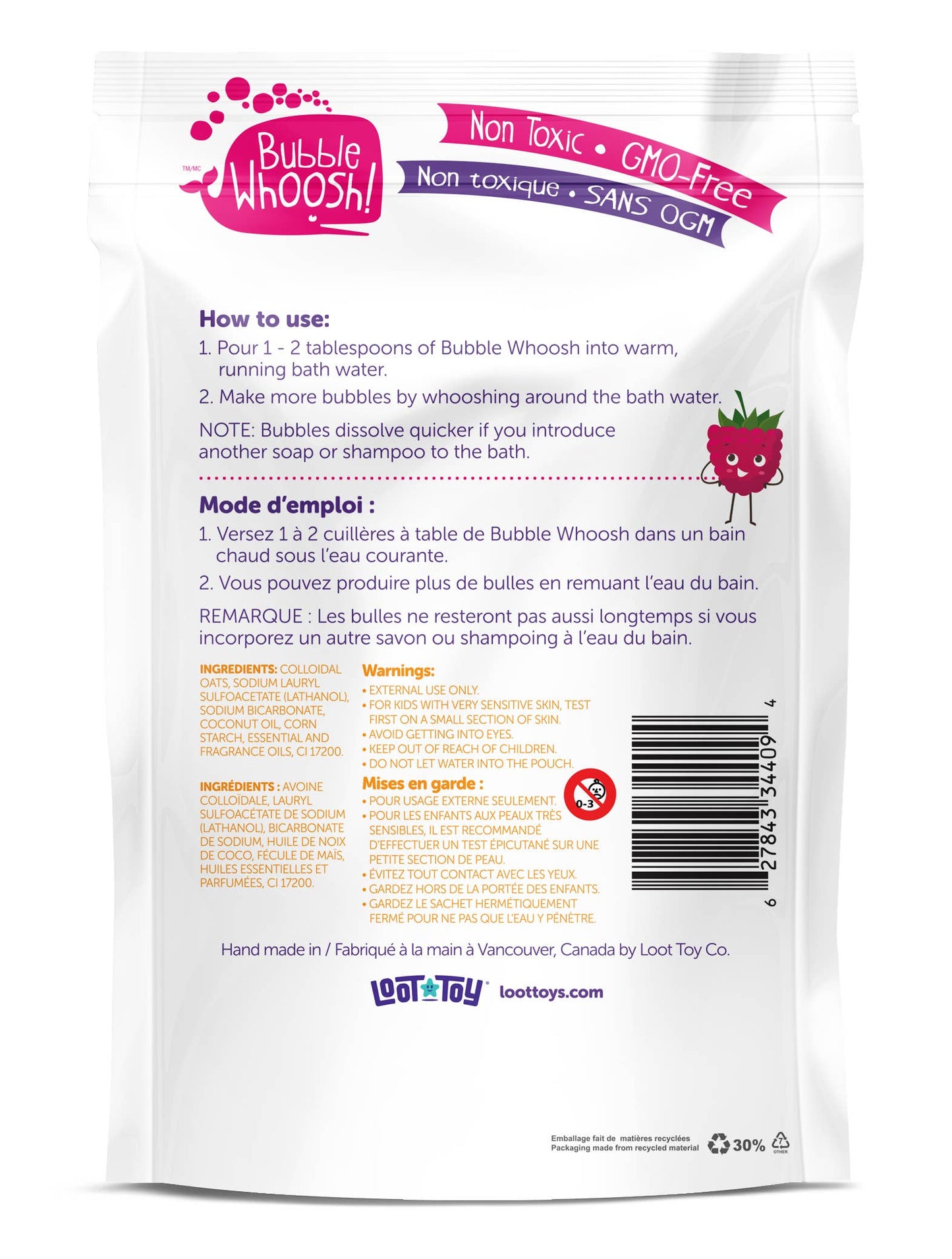 Burbuja Whoosh Frambuesa