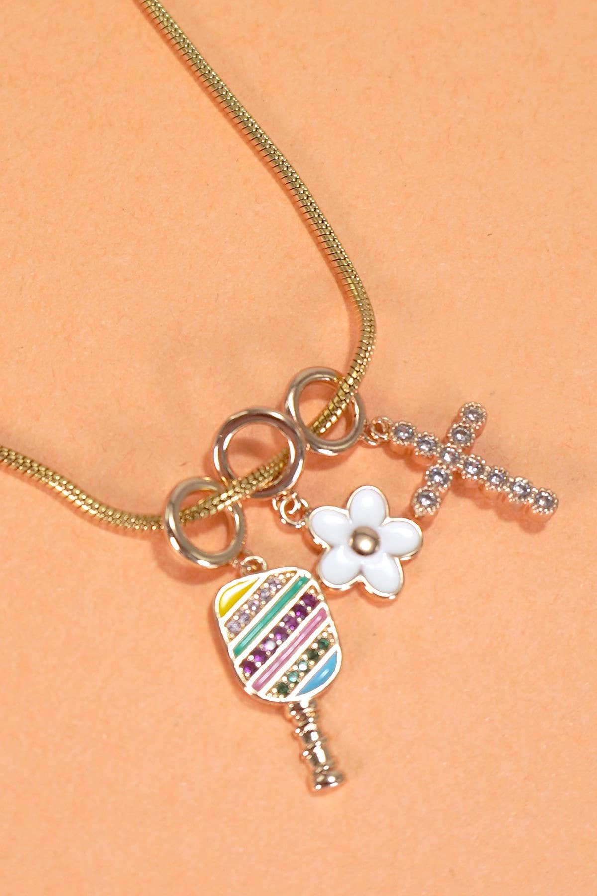 CHARMS EN GRUPO - CHARMS DE ACERO TITANIO O LATÓN | 40CM100