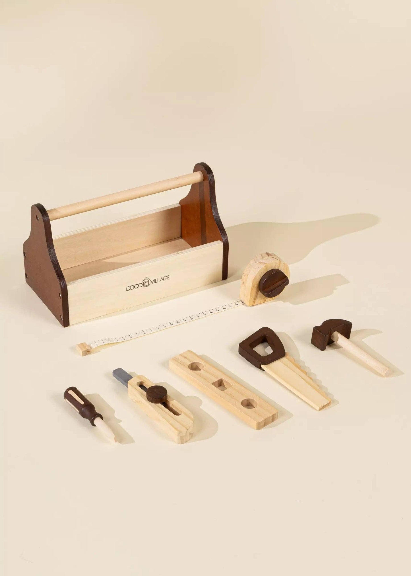 Coffret d'outils en bois
