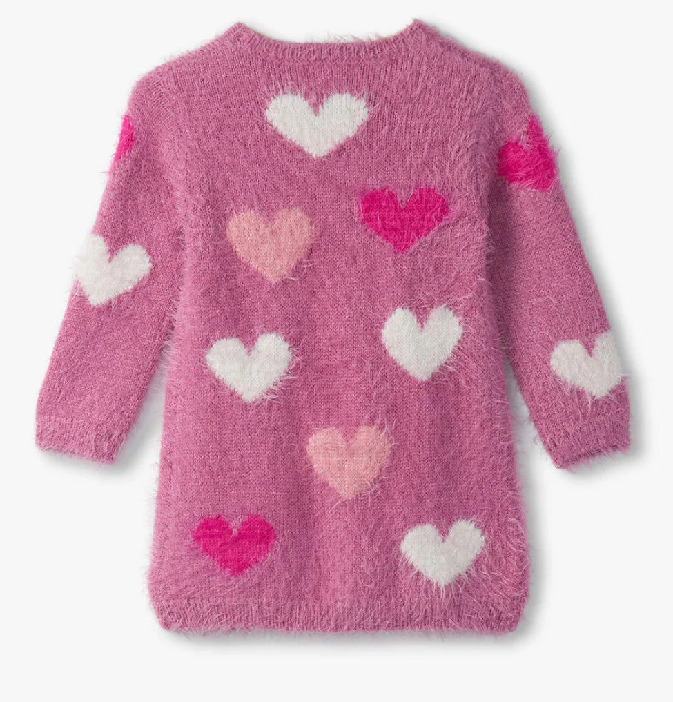 Baby & Toddler Girls Lovely Hearts Furry Dress