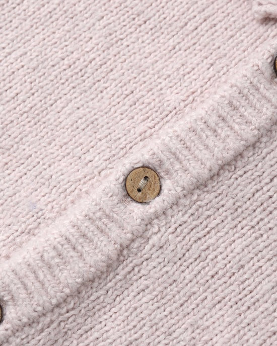 Ruffle Collar Cardigan || Lilac