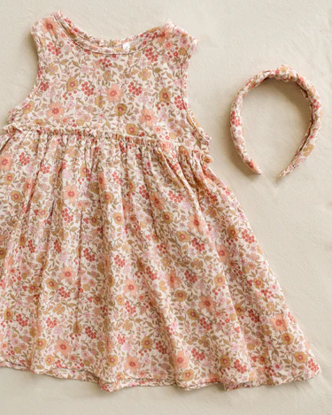 Harper Dress - Pink Garden