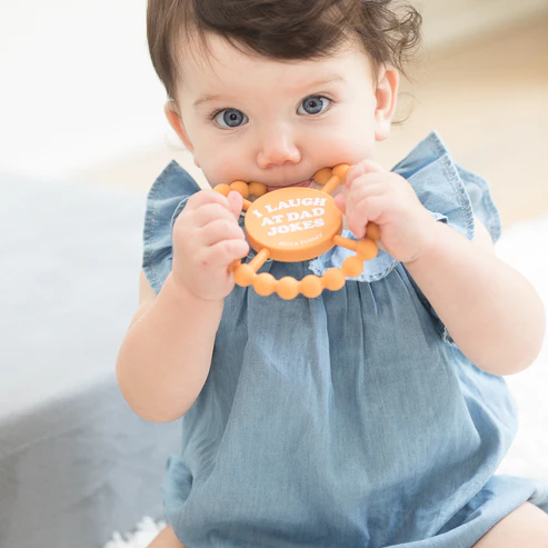 I Laugh At Dad Jokes Teether