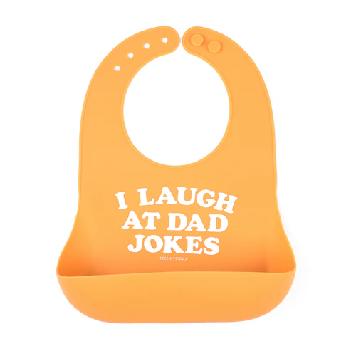 I Laugh At Dad Jokes Wonder Bib