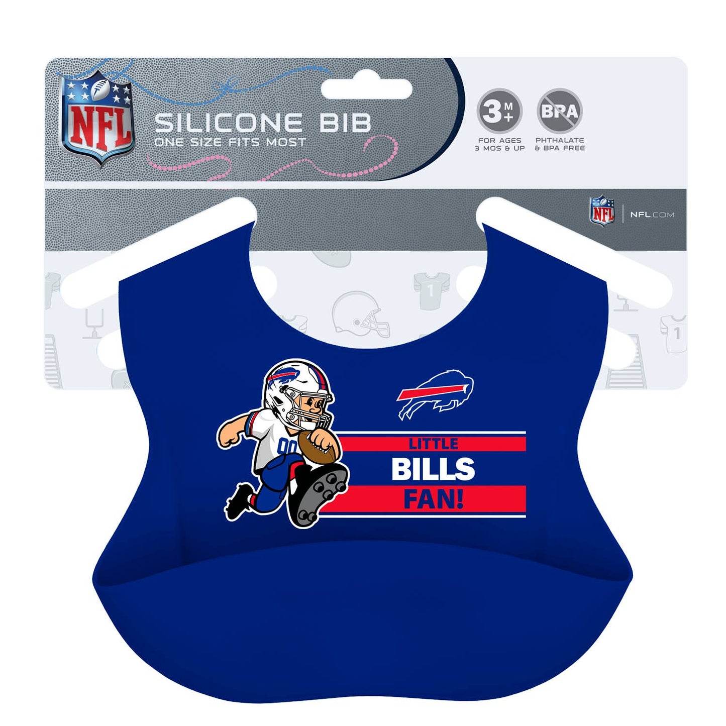 Babero de silicona de la NFL de Buffalo Bills