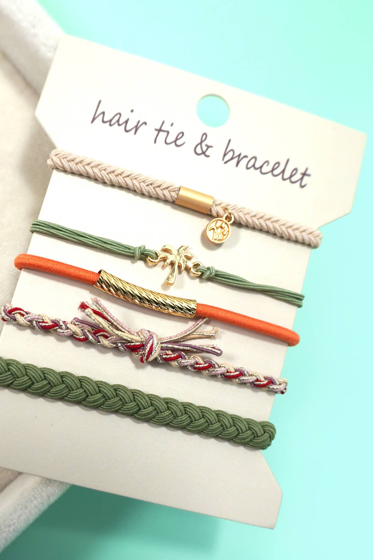 PULSERA CON NUDO DE FUNCIÓN DUAL BOHO PARA EL CABELLO | 40BH104