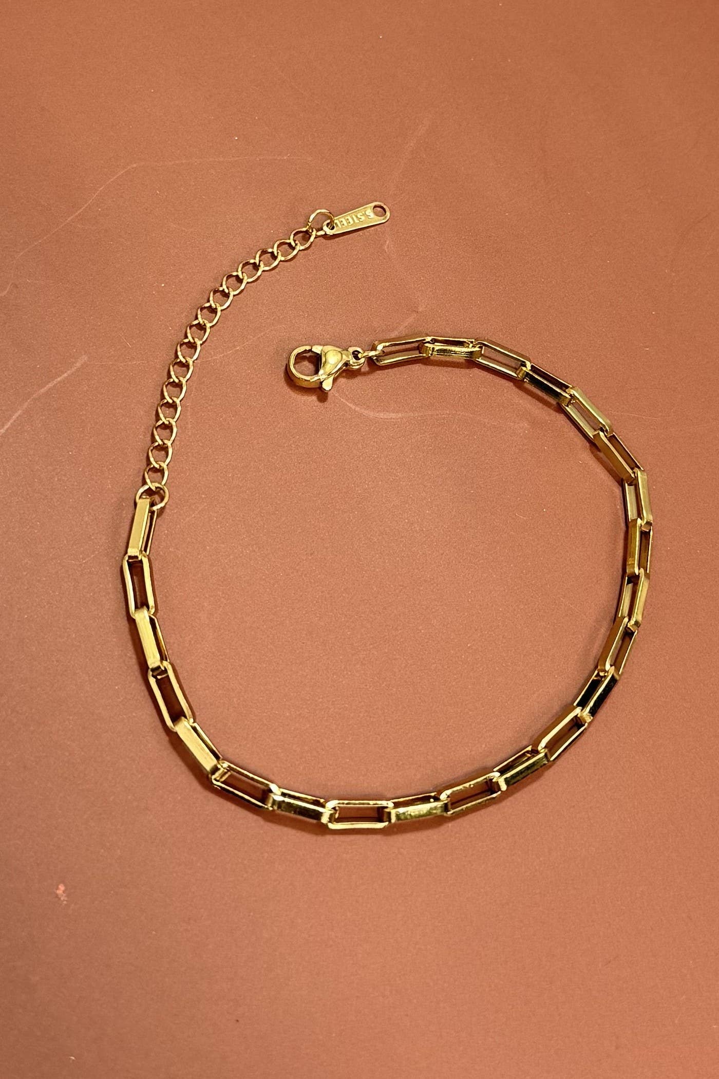 BRACELET EN ACIER INOXYDABLE 18K POUR CHARMS | 40CB123
