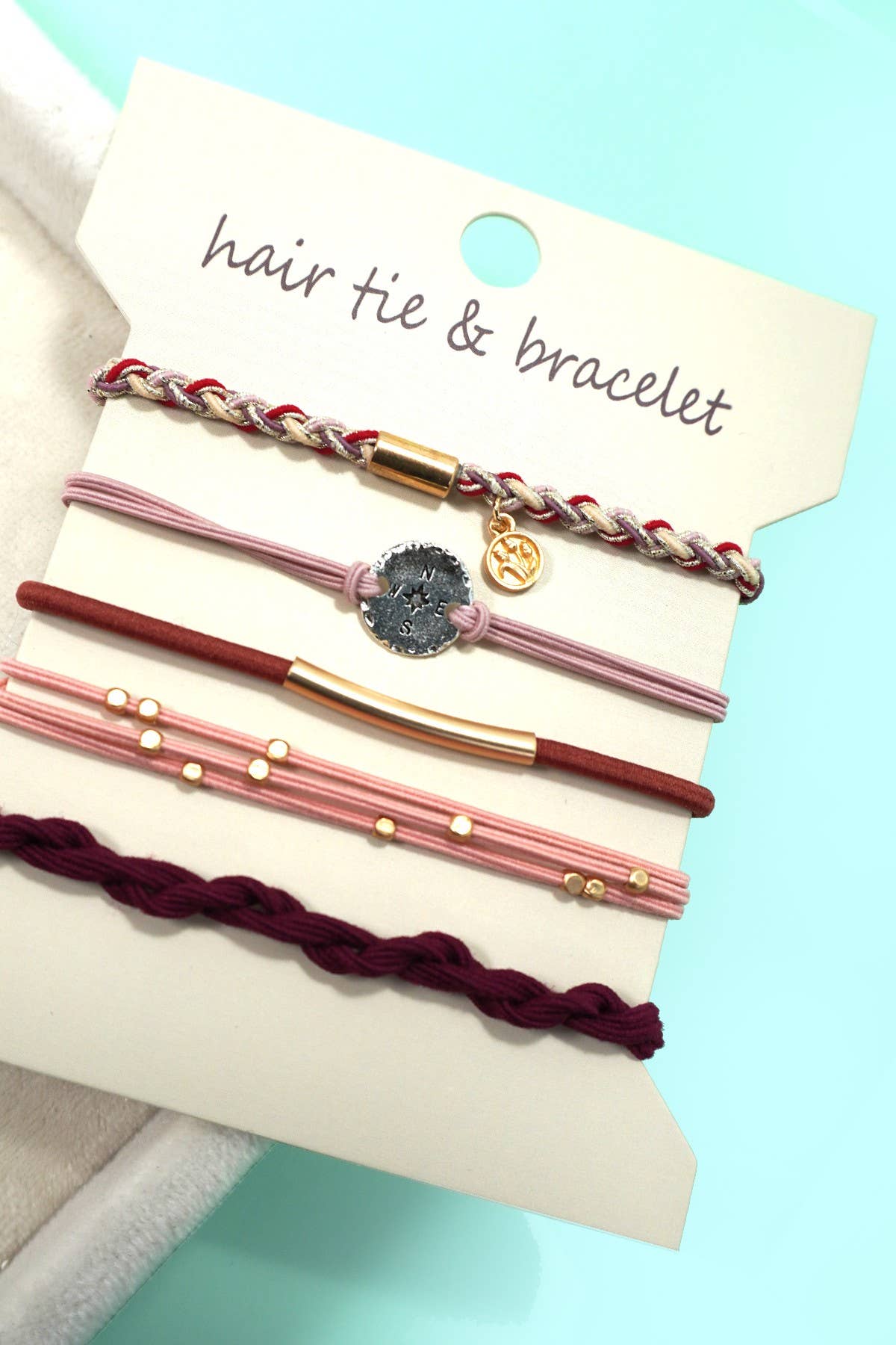 PULSERA CON NUDO DE FUNCIÓN DUAL BOHO PARA EL CABELLO | 40BH104
