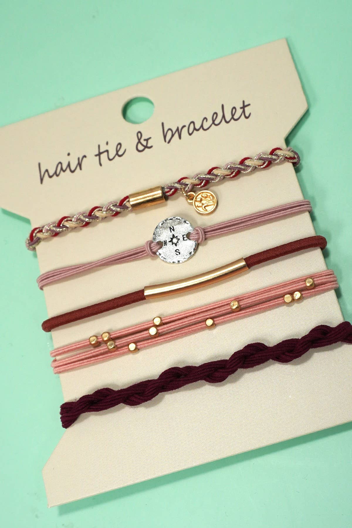 PULSERA CON NUDO DE FUNCIÓN DUAL BOHO PARA EL CABELLO | 40BH104