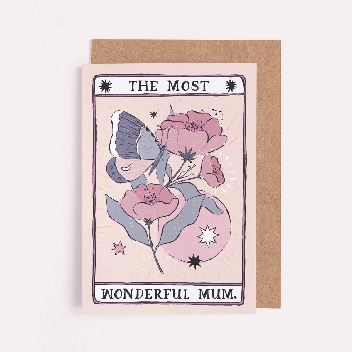 Tarot Flower Mum Card | Mother's Day Card | Female Cards