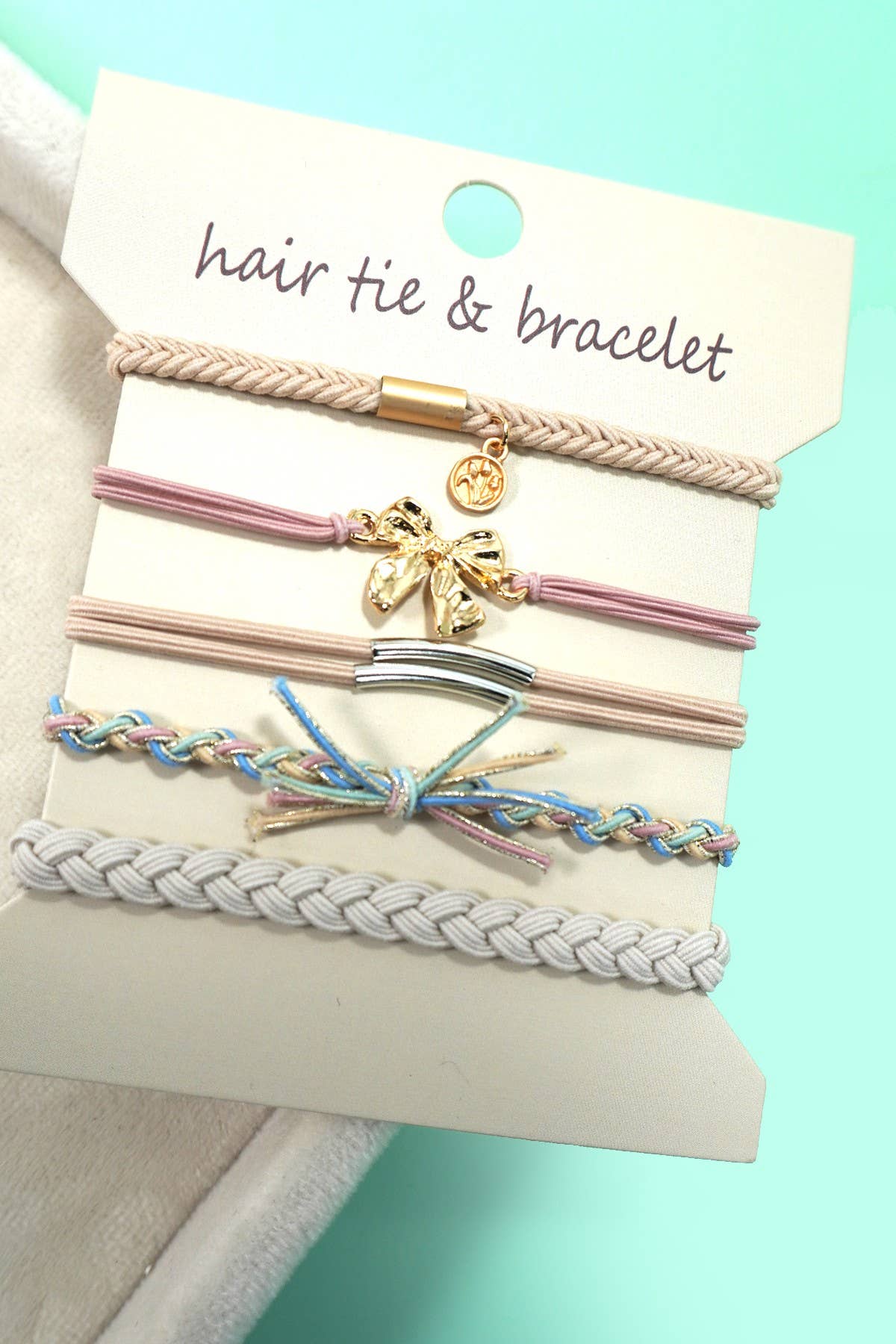 PULSERA CON NUDO DE FUNCIÓN DUAL BOHO PARA EL CABELLO | 40BH104