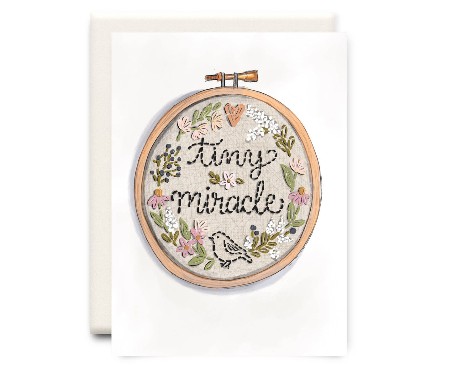 Tiny Miracle | New Baby Greeting Card