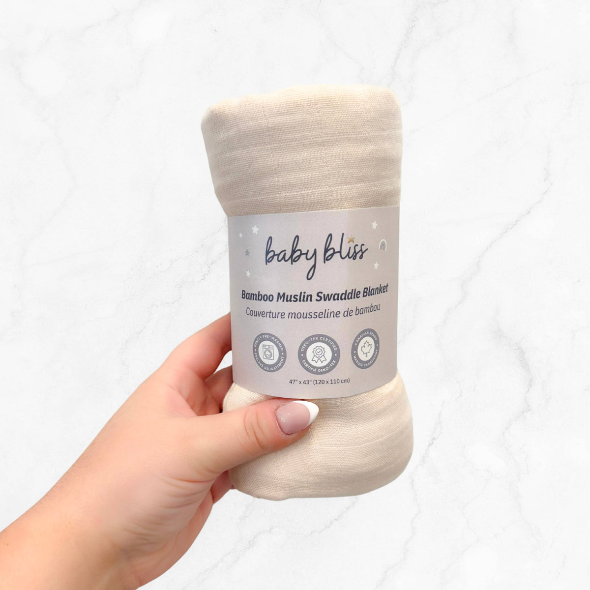 Bamboo Swaddle Blanket- Baby Bliss
