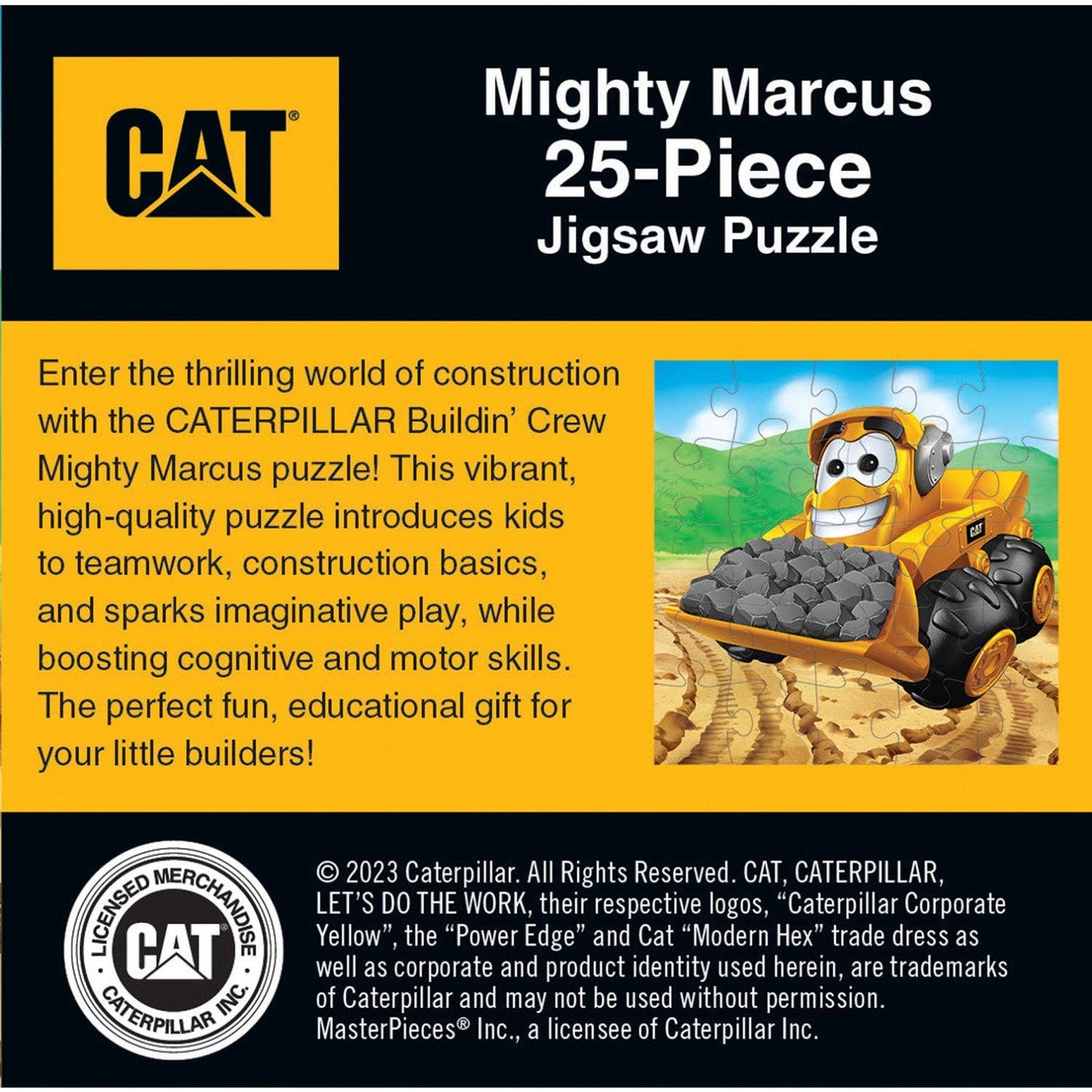 CAT - Rompecabezas de 25 piezas de Mighty Marcus