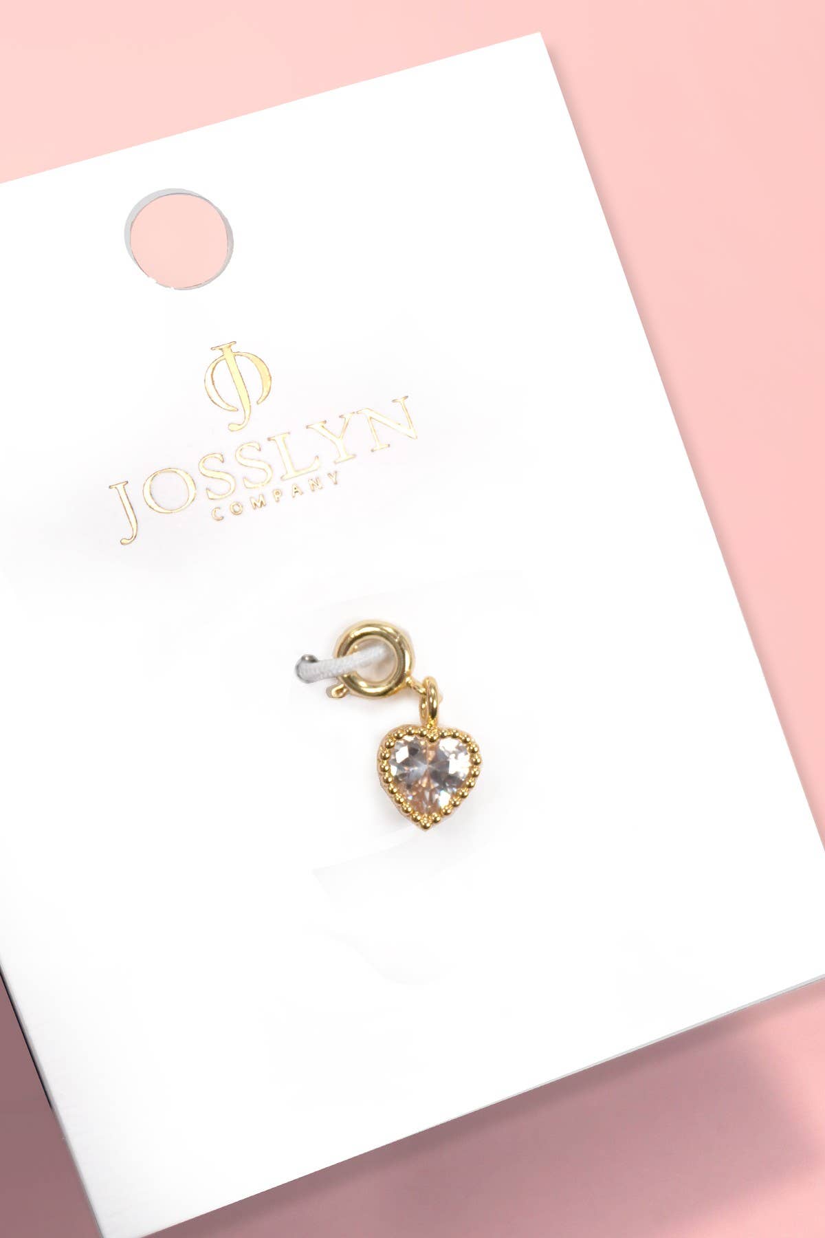 CHARM-18K OR VÉRITABLE TREMPÉ AVEC FERMOIR À ANNEAU À RESSORT | 80CM1100