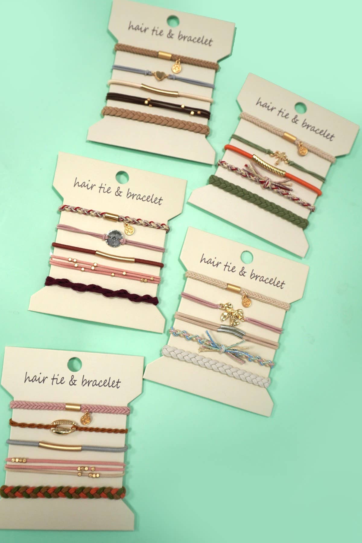 PULSERA CON NUDO DE FUNCIÓN DUAL BOHO PARA EL CABELLO | 40BH104