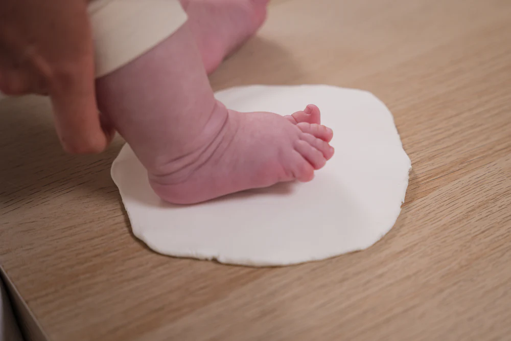 Puzzle frame Ivy grey- Clay, Ink and Birth poster