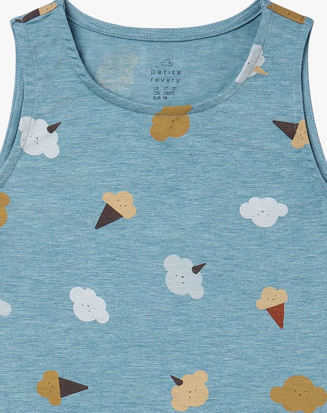 Cloudy Cotton Candy Tank Top- Pettie Revery