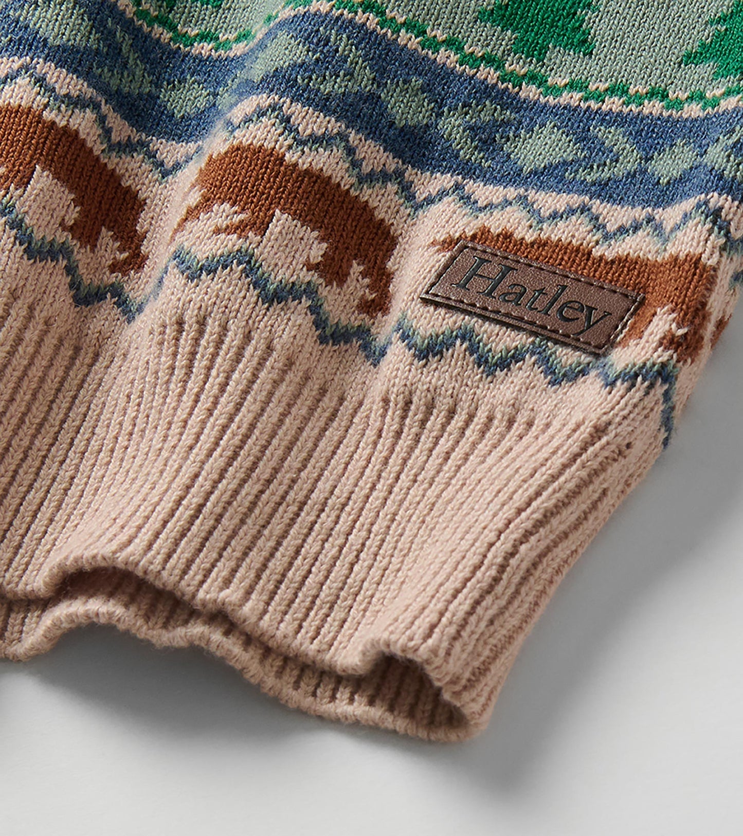 Hatley: Big Bear Fair Isle Mock Neck Sweater
