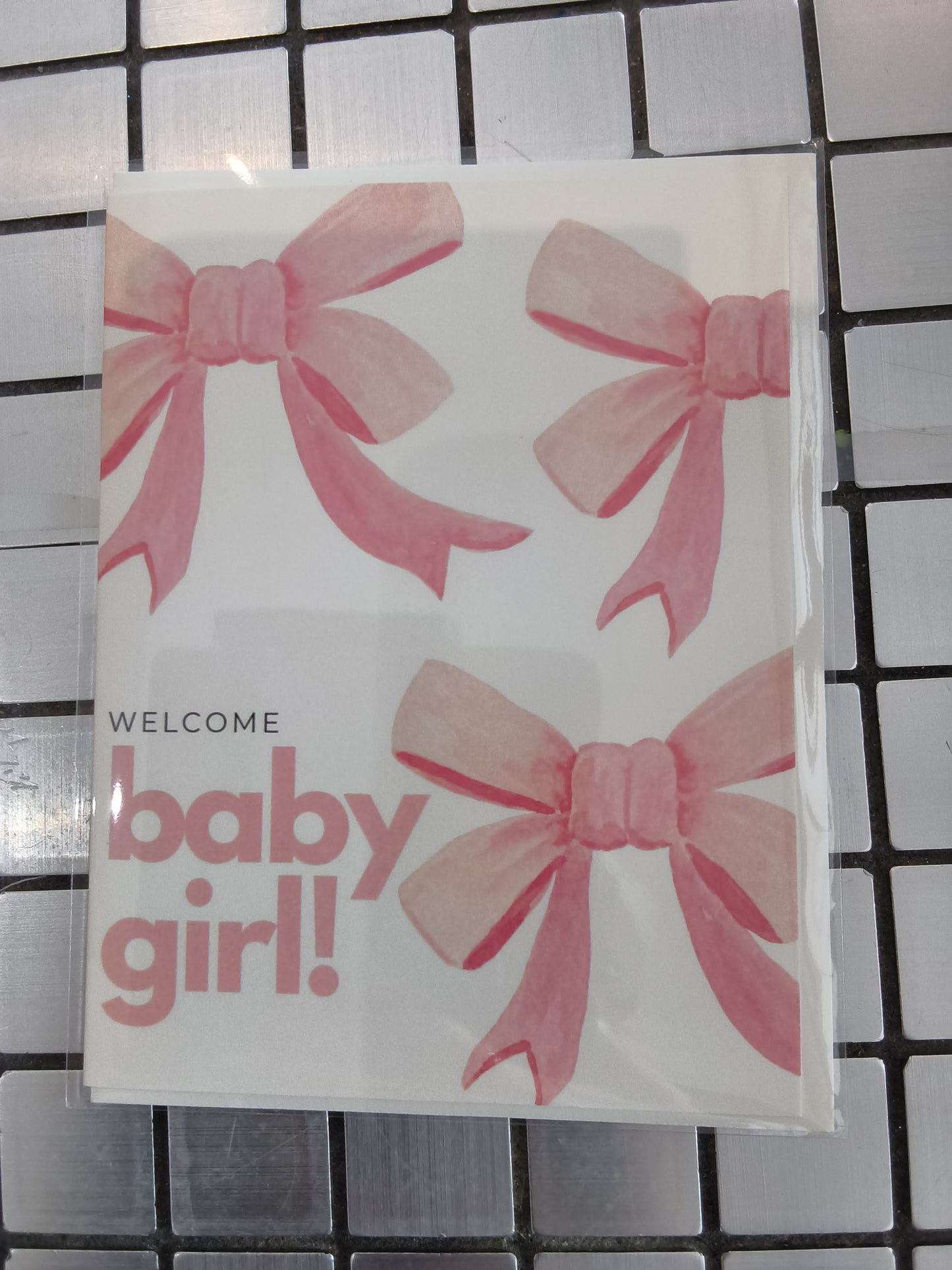 Inkwell Cards: Welcome Baby Girl