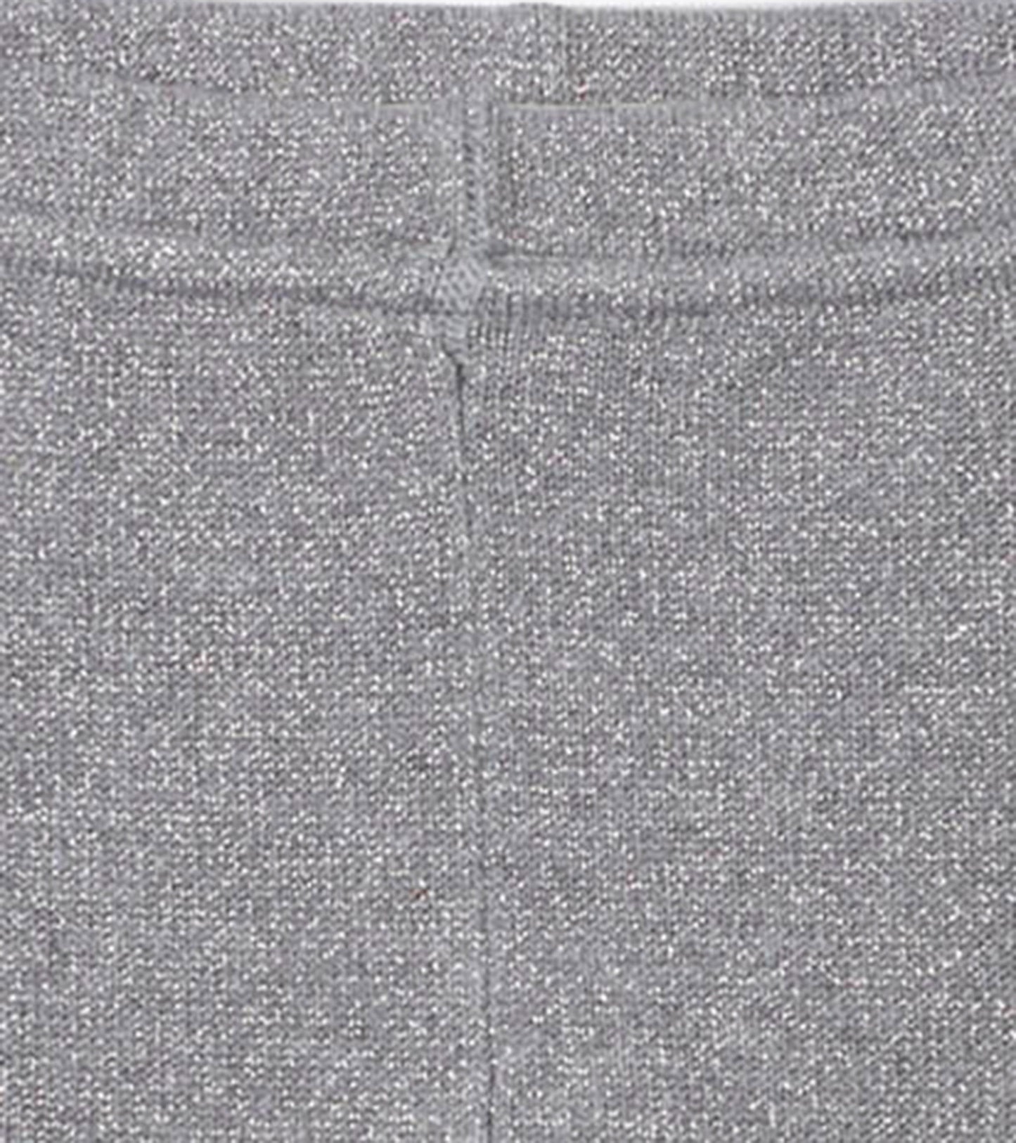 Hatley: Silver Glitter Cable Knit Baby Leggings