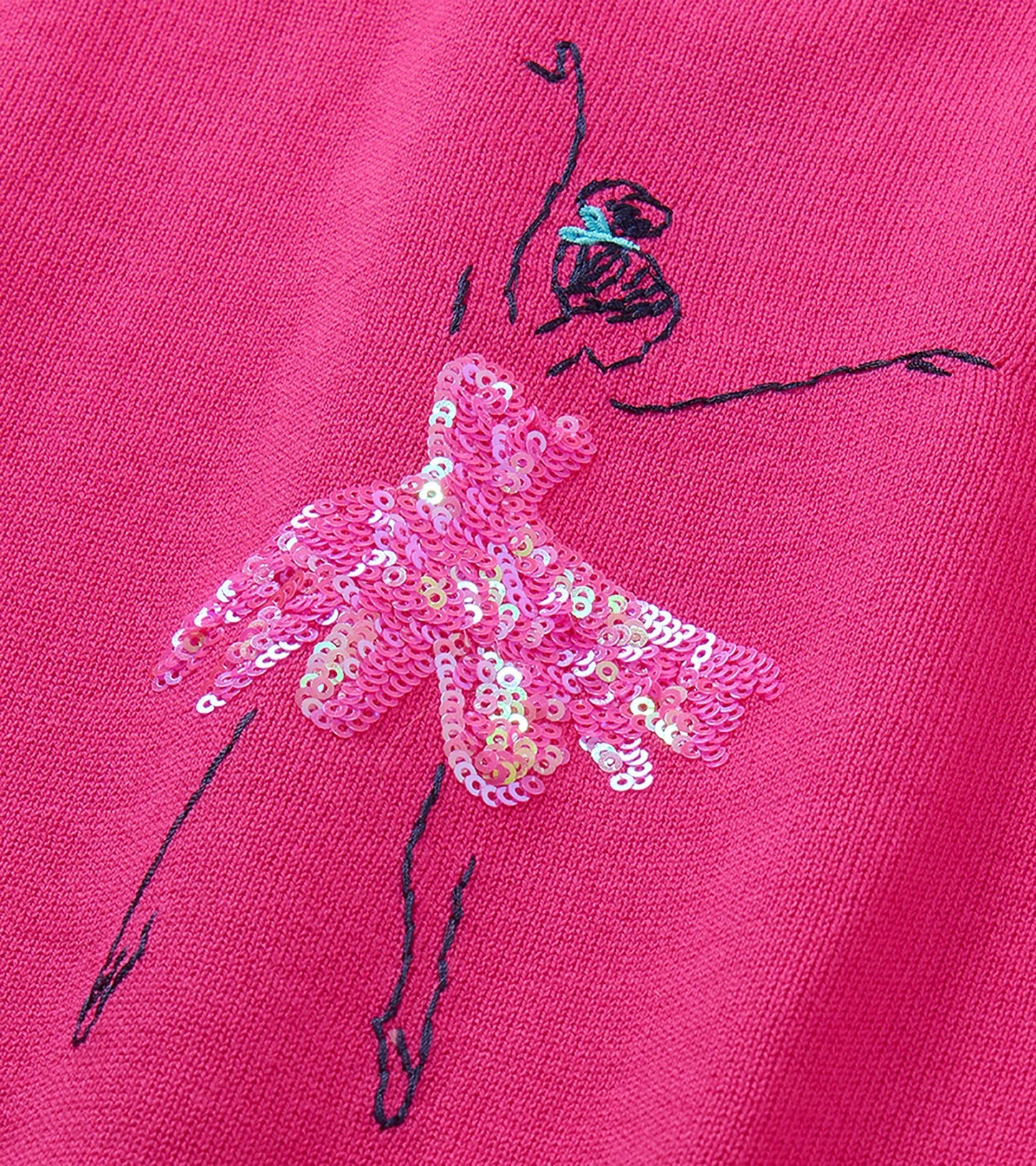 Hatley: Sequin Ballerina Crew Neck Sweater