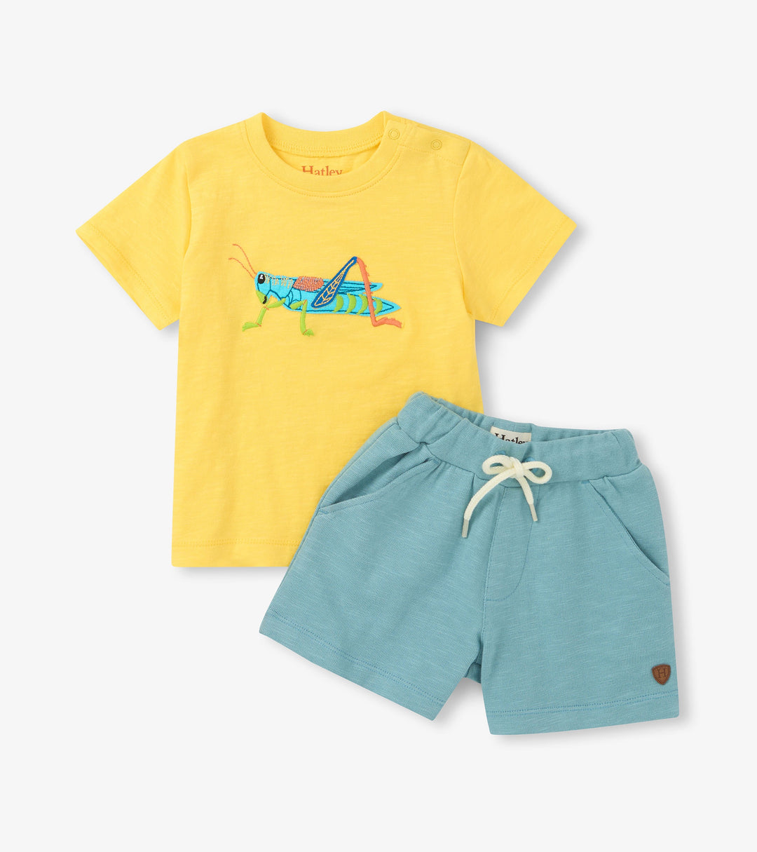 Grasshopper Tee & Short Set- Hatley