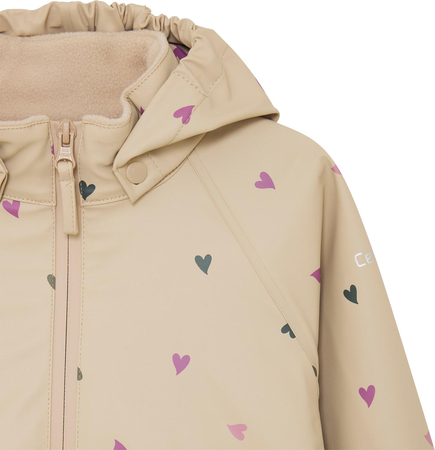 Rain Coat Hearts- CeLaVi