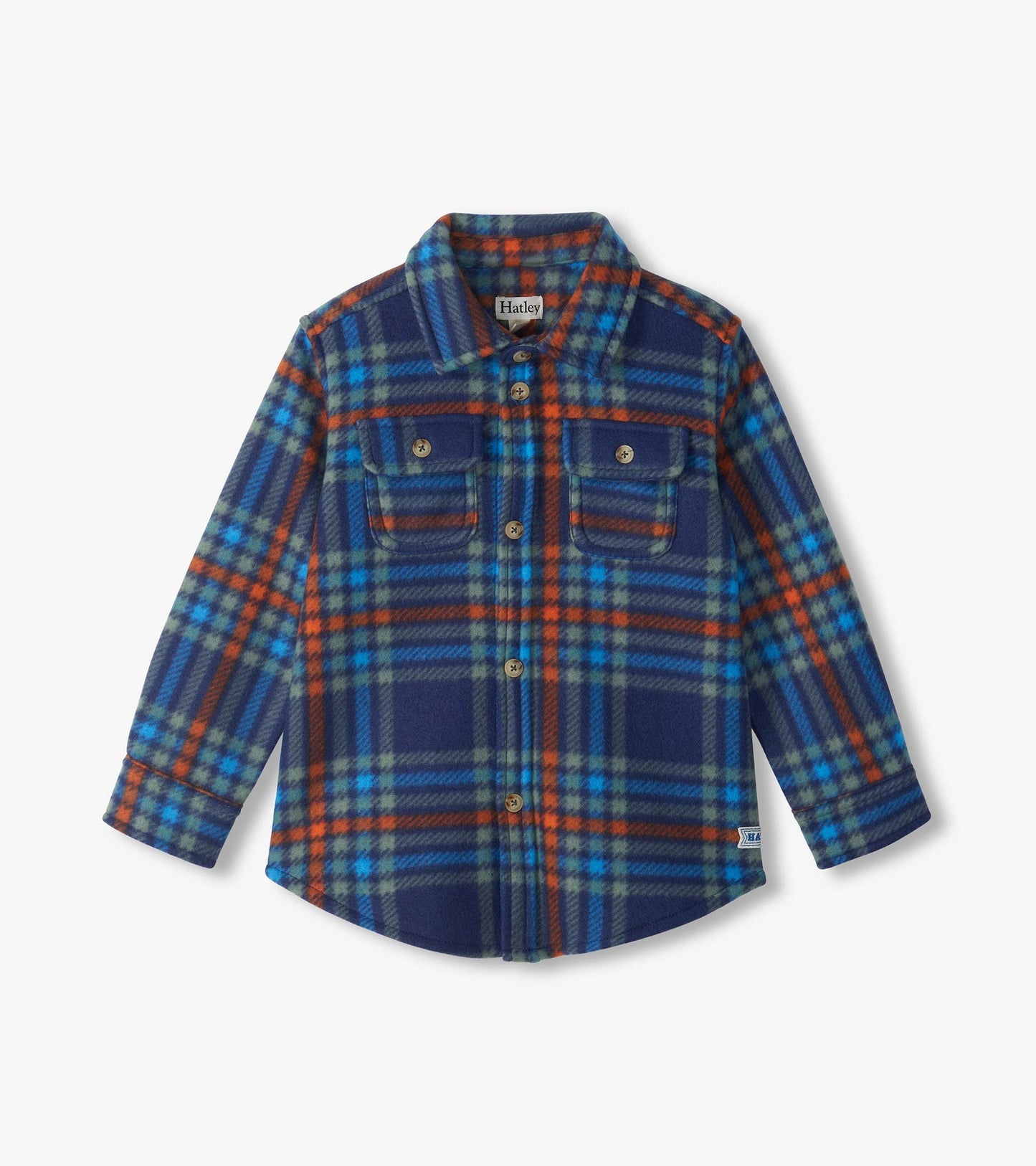Hatley: Varsity Plaid Fleece Buttondown