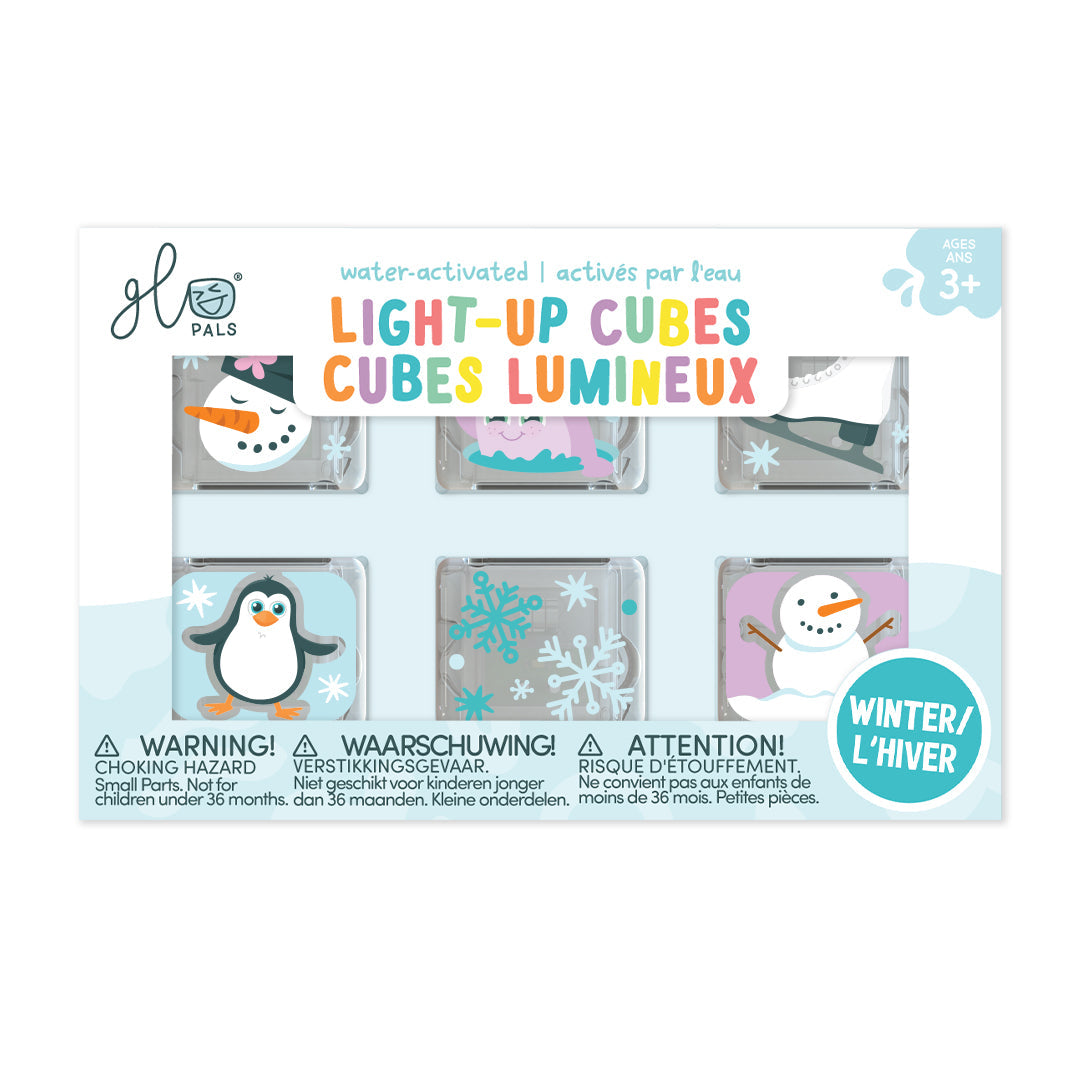 Glo Pals: Light Up Cubes 6pk Winter