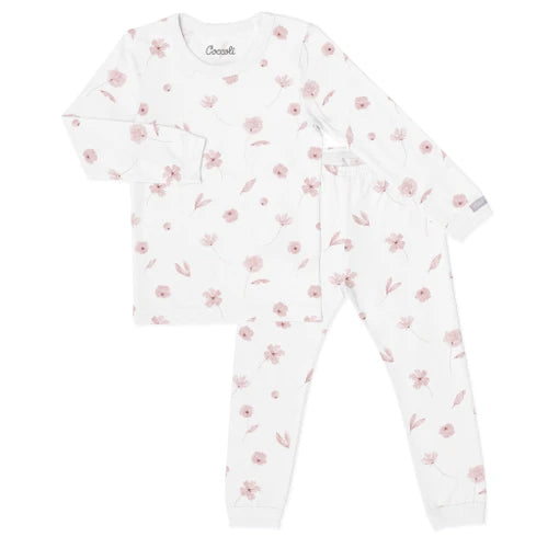 Coccoli: Flowers On Cream Pajama Set