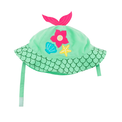 UPF50+ Baby Sun Hat Mermaid
