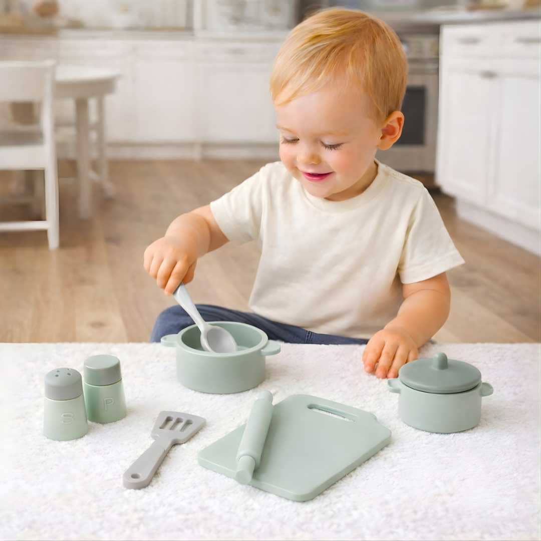 Silicone Chef Kitchen Play Set
