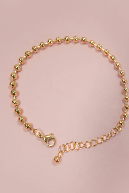 BRACELET EN ACIER INOXYDABLE 18K POUR CHARMS | 40CB123