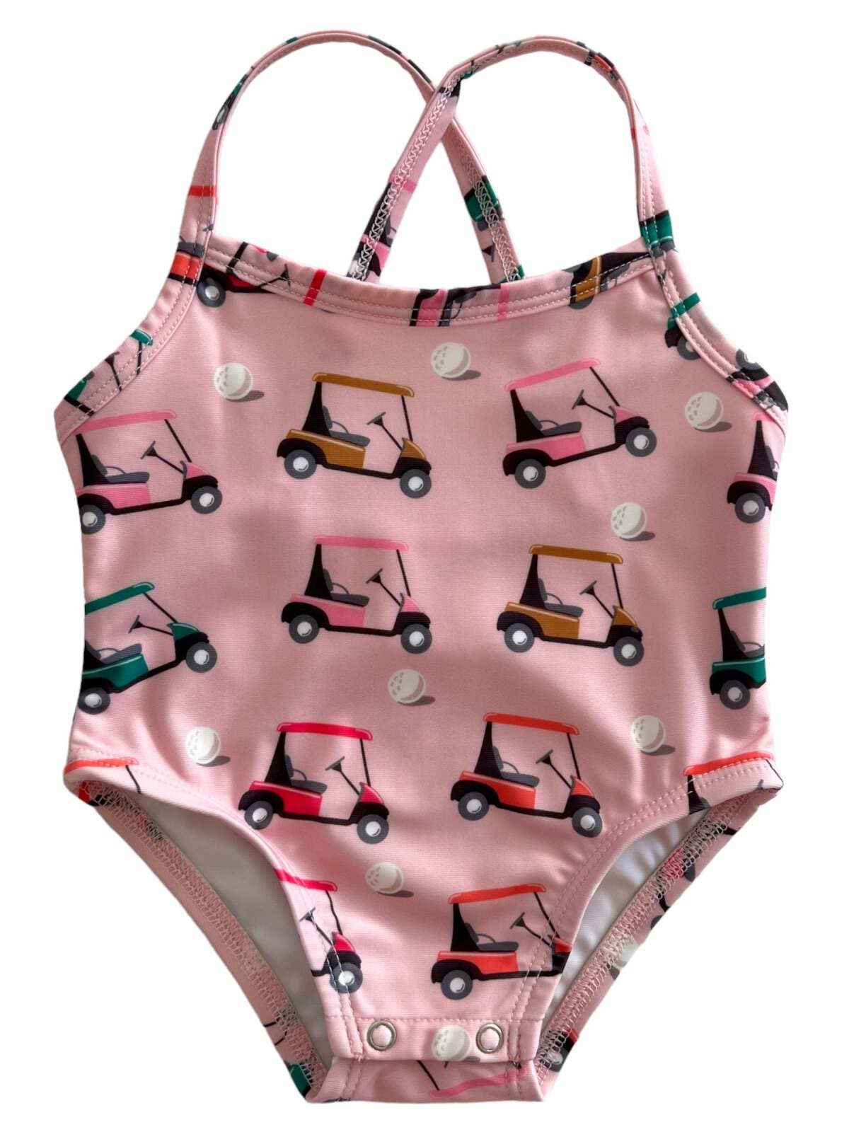 Voiturette de golf rose / Maillot de bain Marina / UPF 50+ (Bébé - Enfant)