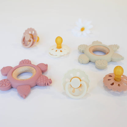 Fruit Teether Ring - Cream