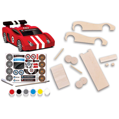 Race Car Build & Paint Kit