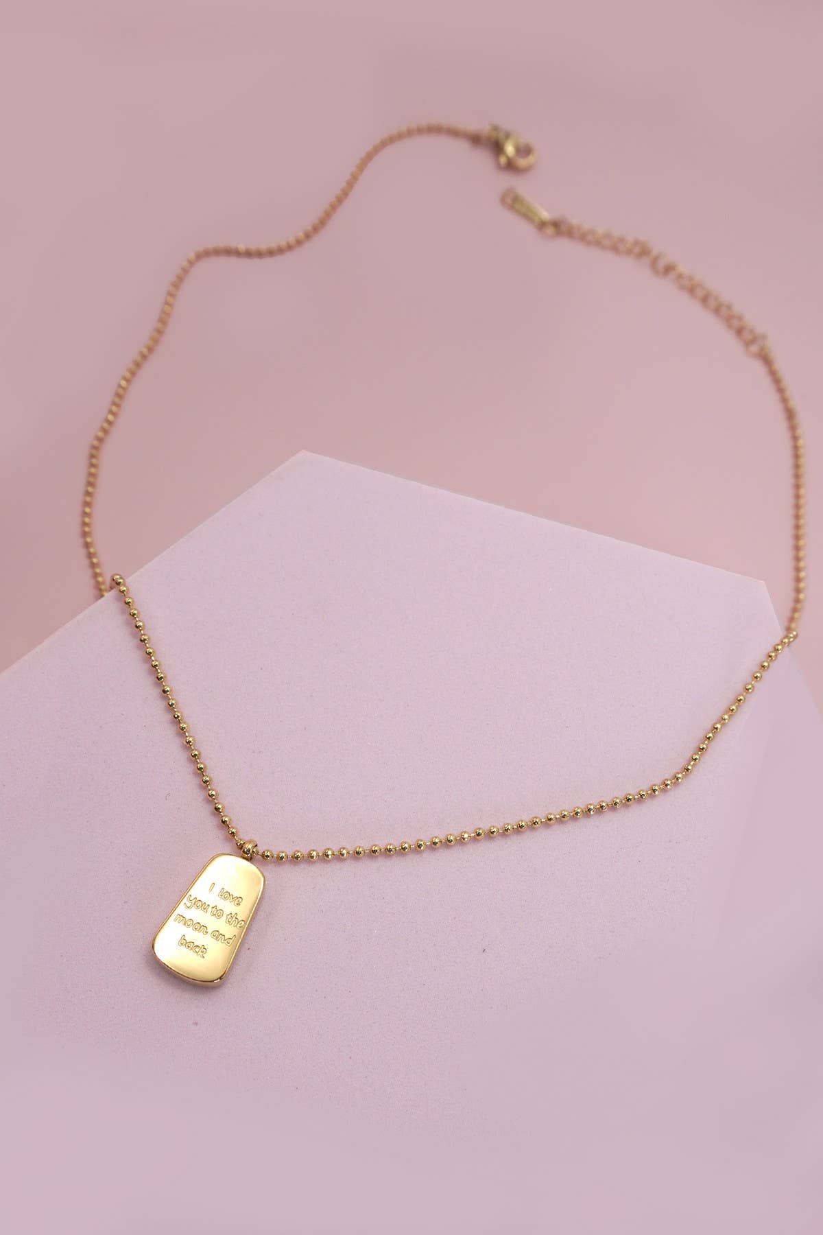 18K STAINLESS STEEL TARNISH FREE CHARM NECKLACE | 40NK9445