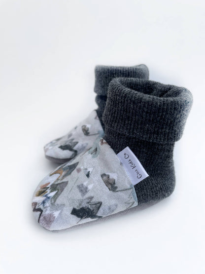 Earthy Baby Booties 