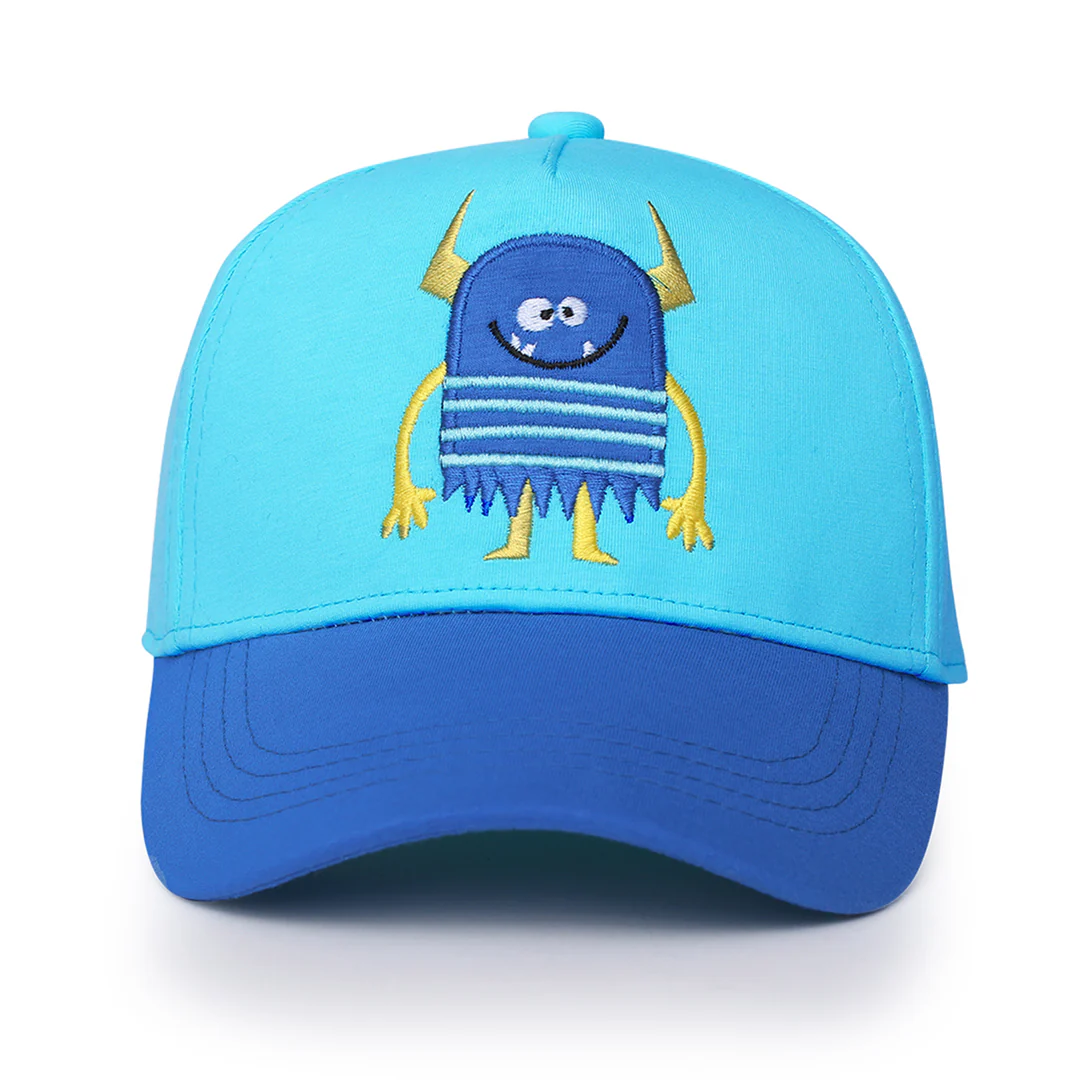 Kids UPF50+ Ball Cap- Monster BLUE