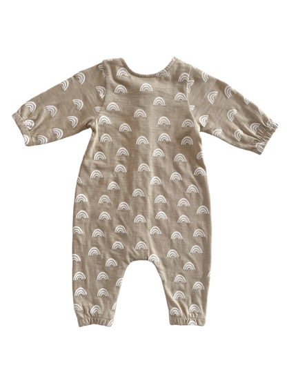 Rainbow / Organic Long Sleeve Bay Jumpsuit (Baby - Kids)
