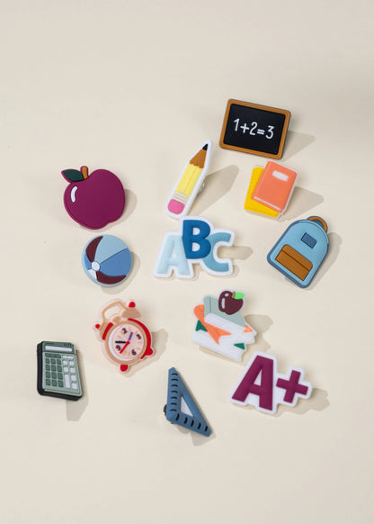 Set of 12 Back to School Charms Pin