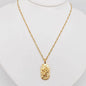 Zodiac Design 18K Gold Plated 12 Constellation Necklace -FGS